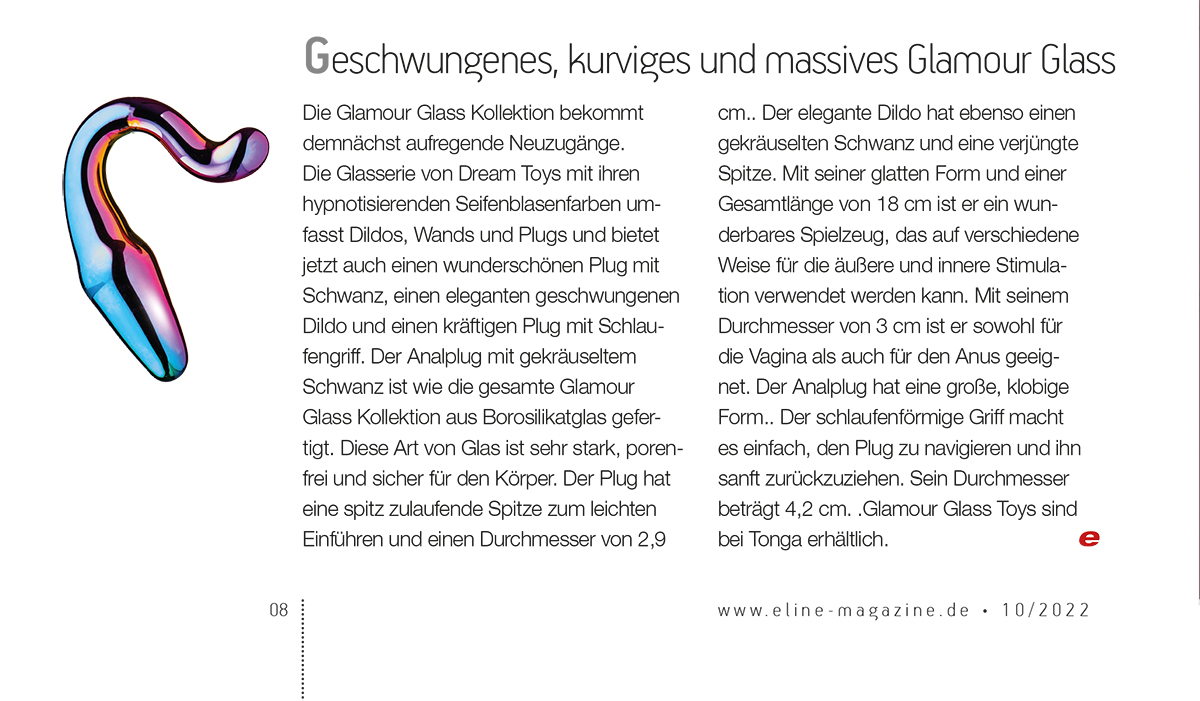 2022-10 eLine - Dream Toys Glamour Glass